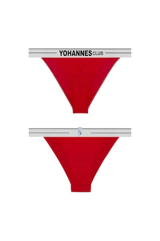 Yohannes Club, Kadın Lastik Bantlı Brazilian Külot, Çok Renkli, Çoklu Paket, 4'lü Paket, Çok Renkli