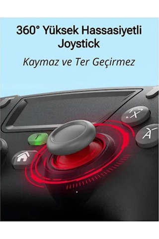 Lobo Kablosuz Oyun Konsolu Gamepad Bluetooth Joystick Android Tv Switch Apple Uyumlu iOS Ps4 Ps3 Pc Titreşimli