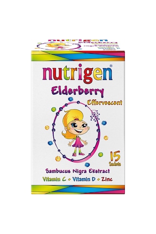 Nutrigen Elderberry Kara Mürver Efervesan 15 Saşe