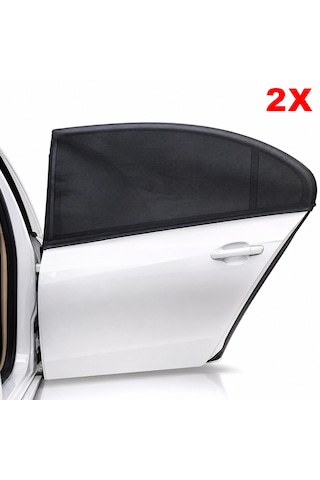 Microcase Pratik Geçmeli Oto Yan Cam Perdesi Araba Arka Güneşlik 2 Adet Al5624 1