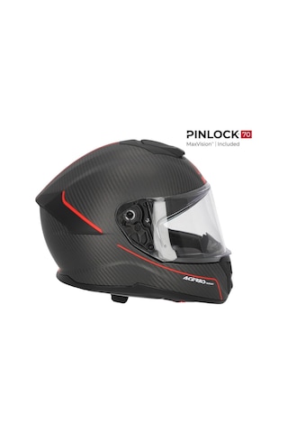 Acerbis Tarmak Carbon 22-06 Kapalı Kask Kırmızı - Siyah