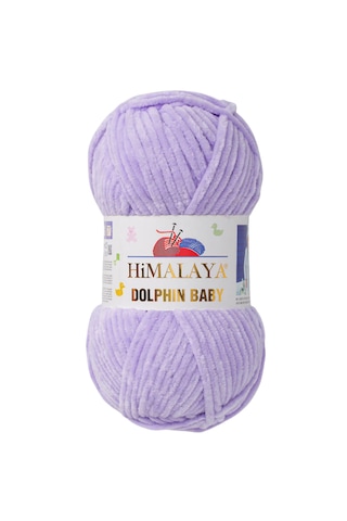Himalaya Dolphin Baby El Örgü İpi / Bebek Yünü 87 Açık Mor