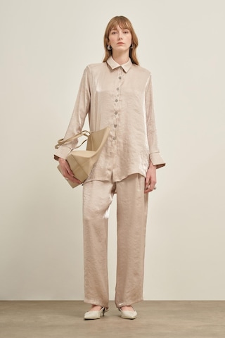 FTZ Women Ftz Parlak Modal Takım Beige 31002 Beige Bej