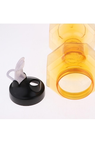 Ganzhoushop Suntek Su Şişesi Fitness Halter Güçlü Spor Ağırlığı 2600ml-sarı