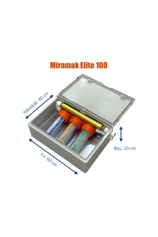 Elite Serisi 100 Ev Tipi Kompakt Su Filtresi Ve Manyetik Kireç Önleyici Set 4e0e533c Model-4e0e533c
