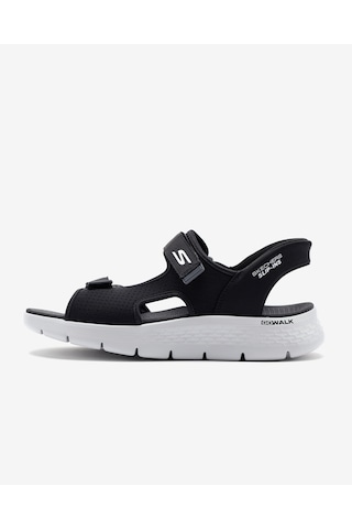 Skechers Go Walk Flex Sandal - Easy Entry Erkek Siyah Sandalet 229210 Bkgy Siyah