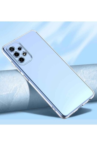 Prolysus Samsung Galaxy A23 Uyumlu Kamera Korumalı Şeffaf Yumuşak Silikon Kılıf