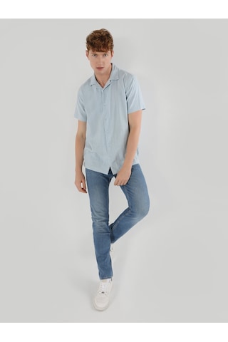 Colin's Colins Mavi Erkek Gömlek K.kol Cl1063633 Q1.v1 Lbl 001