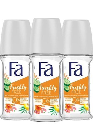 Fa Cucumber&Melon Roll-On Deodorant 50 ML x 3