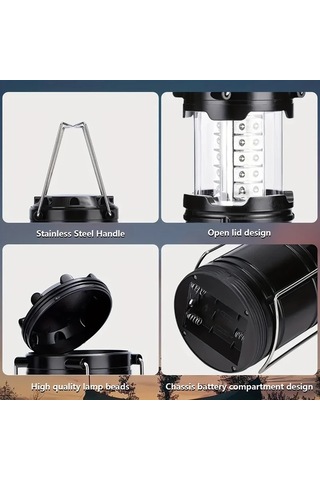 Xuweiwei 4 Adet Kamp Lambası Yeni Ultra Parlak Led Kamp Işıkları Taşınabilir Teleskopik Yapışkan Çadır Aydınlatma El Feneri İç Dış Mekanlar İçin Altın