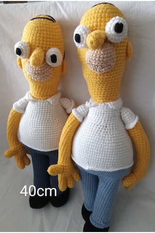 Amigurumi Simpson Baba Oyuncak