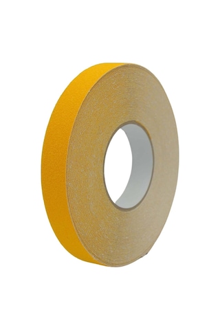 Sarı Zemin Merdiven Kaydırmaz Bant 25Mmx25Mt