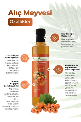 Nutriwow Alıç Sirkesi 500 Ml