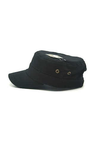 Castro Yazlık Keten Şapka - Unisex Siyah