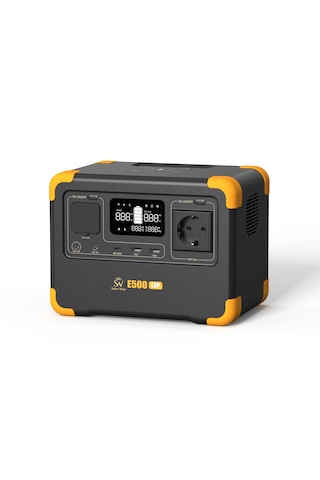 Solar Wise E500lfp 600w 576wh Lifepo4 Ups Destekli Wifi Bluetooth Kablosuz Şarj Taşınabilir Güç İstasyonu