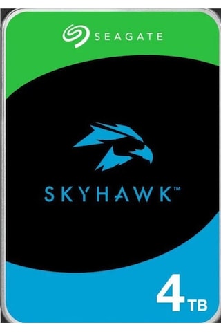 4 Tb Seagate 3.5 Skyhawk Sata 5900rpm 256mb 7/24 Guvenlık St4000vx016 Resmı Dıst Garantılı -136925