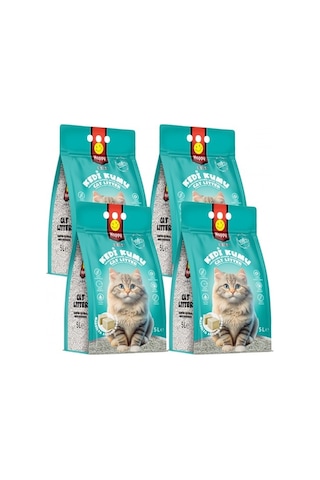 Happy Topaklanan Bentonit Marsilya Sabunlu Kedi Kumu 4 x 5 L