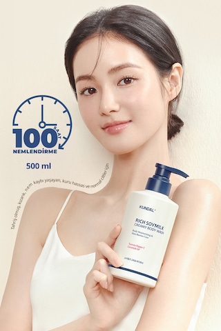 Kundal Rich Soymilk Creamy Yoğun Nemlendirici Ve Arındırıcı Vücut Yıkama Jeli 500 ML