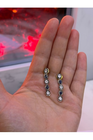 Safir Elmas Küpe 378