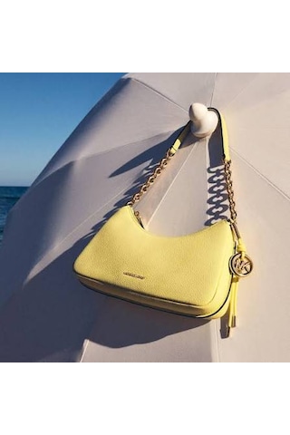 Mıchael Michael Kors Nolita Medium Lemon Kadın Deri Omuz Çantası Limon Sarısı