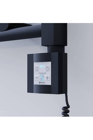 Radiva - Ktx4 Elektrikli Havlupan Kontrol Ünitesi Ve Siyah Sarmal Kablo - 4tec1ktx4kb3-k