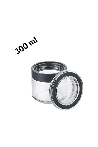 Cam Kavanoz, Cam Saklama Kabı, Sızdırmaz Kaplar Lacivert, 300 Ml Diğer