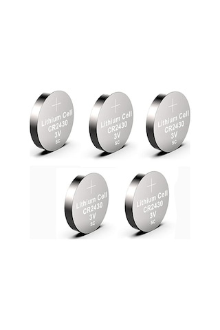 Cr2430 Süper Lityum 3v 5 Li Kart Düğme Pil
