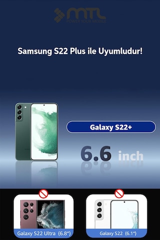 Samsung S22 Plus Şeffaf Magsafe Kılıf Mtl Safe