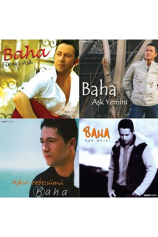 Esenshop 4'lü Cd Set 7 4 Cd Baha - Firari Aşk - Aşk Yemini - Aşk Acısı - Aşkın Tebessümü