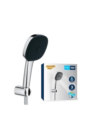 Grohe 110 El Duşu Seti, 110mm Kare 3 Akışlı 26176001 Gümüş