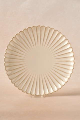 Karaca Daisy Servis Tabağı 27,5 Cm Krem