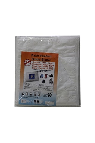 Fantom - Fantom Dc 2400 Elektrikli Süpürge Uyumlu Sentetik Toz Torbası