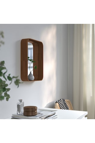 Ikea Dvärgsyren Duvar Aynası 28x37 Cm Kahverengi