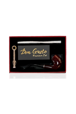Don Gusto 9mm Başkangıç Pipo Seti Kahve