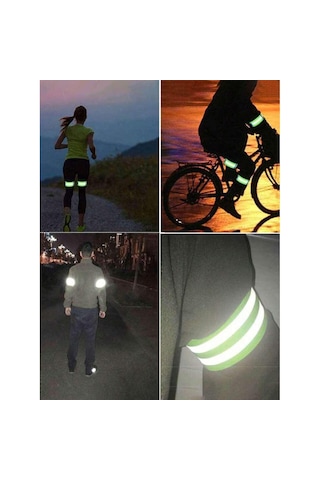 Reflektör Bant Kol Ve Ayak Bilekleri Trafik Güvenliği