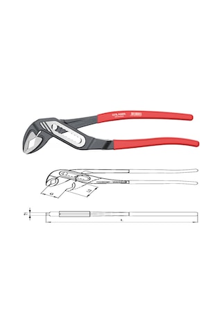Ceta Form 250Mm Papağan Pense E30-54-0250 Pvc Daldırma