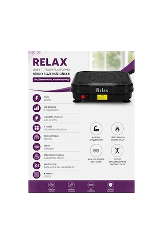 Basic Vibration Plate - Titreşimli Egzersiz Ve Spor Cihazı Siyah