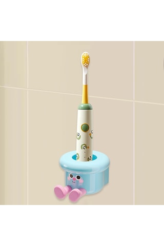 Homyl Diş Fırçası Tutucu Duvara Monte Banyo Düzenleyici Otel Mavi
