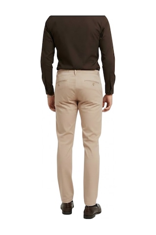 Deepsea Erkek Camel Esnek Kumaş Slim Fit Beli Lastikli Günlük Spor Pantolon 2601070