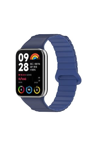 Mobaxaksesuar Xiaomi Mi Band 8 Pro / 9 Pro Kordon Double Color Magnetic Strap 105-bh52