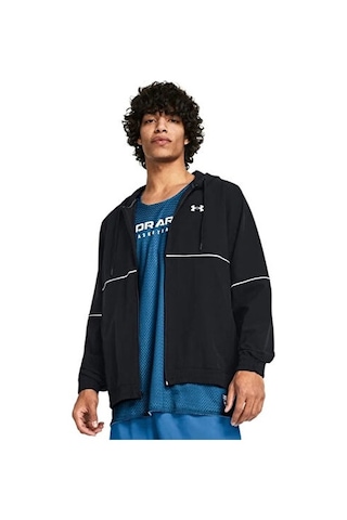 Under Armour Ua Zone Woven Jacket Erkek Günlük Ceket 1383400-001 Siyah Siyah