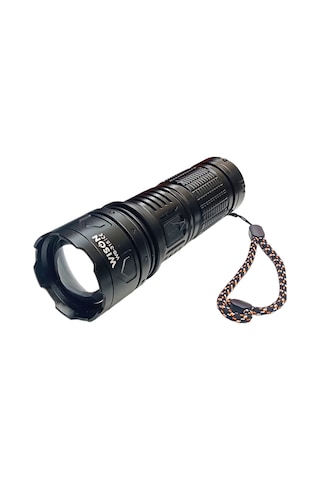 Wıson Ws-315 50w Profesyonel Zoomlu Avcı Feneri Yeniden Şarj Edil Siyah