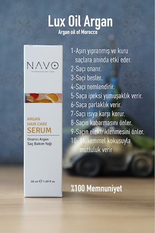 Yenileyici Ve Onarıcı Argan Yağı / Lux Oil Argan 50ml