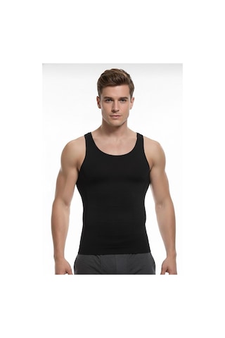 Fit Women Erkek Atlet Korse Bel Göğüs Göbek Dik Duruşa Yardımcı 6050 Siyah