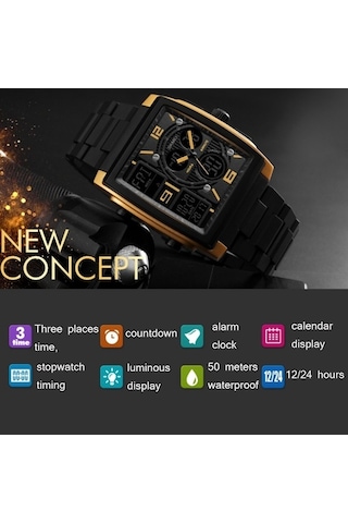 Fastbuy Skmeı 1274 Erkek Spor Saati - Mavi, Çok Renkli, Many Fonksiyonlar Çok Renkli