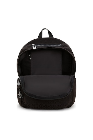 Kıplıng Delia Orta Boy Sırt Çantası Siyah Black Sıgnature Jq Siyah