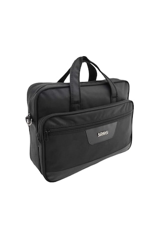 Sırımsı Siyah 1900 Denye Kumaş Laptop & Evrak Çantası 160 N11.263