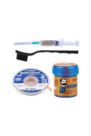 Mchanc Krem Lehim Solder Paste 138 C Sn42bi58 42g Flux Lehim Toplama Cp-3015 Lehim Emme Teli 3,0 Mm Mchanc Krem Lehim Solder Paste 138 C Sn42bi58 42g Flux Lehim Toplama Cp-3015 Lehim Emme Teli 3,0 Mm