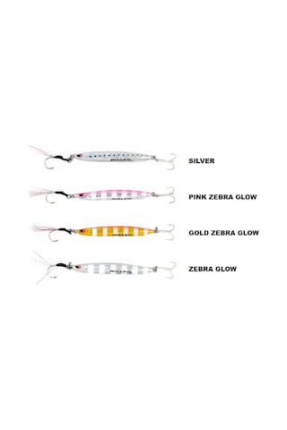 Ryujı Sılent Jıg 40gr Pınk Zebra Glow