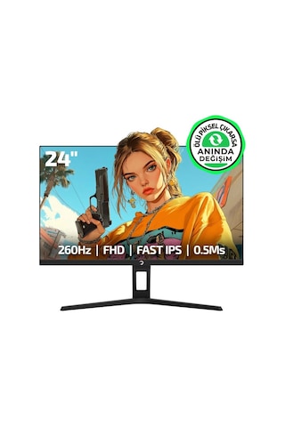 Gamepower Kaze T10 24 260hz 0.5ms Fhd Fast Ips Gaming Monitör Ölü Pikselde Anında Değişim